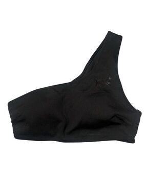 Victorias Secret One Shoulder Padded Bikini Top In Smooth Black W/VS LOGO NEW!